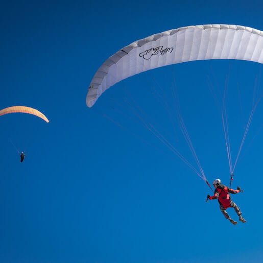 Paragliding: Reines Adrenalin