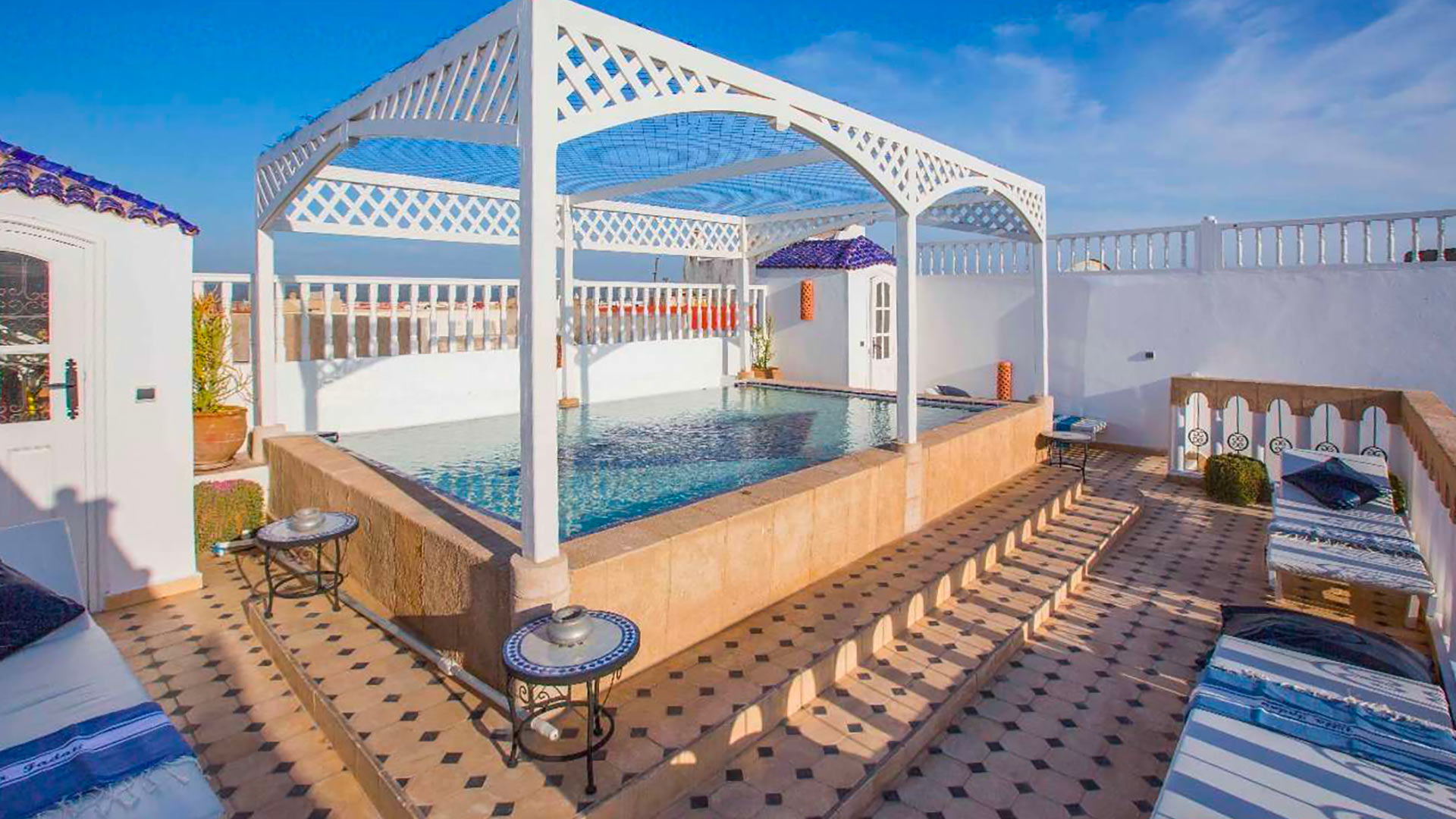 Villa Villa Blanc Bleue, Ferienvilla mieten Essaouira