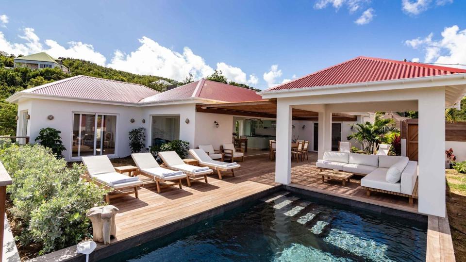 Au Paille en Queue Villa mieten in Saint Barthélemy Westen, St Jean